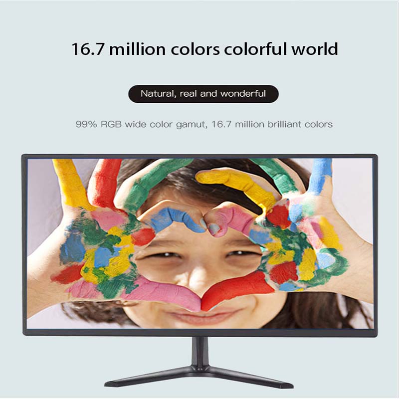 , 24 بوصة Full HD 1080p شاشة LED 75 هرتز مع مداخل HDMI VGA