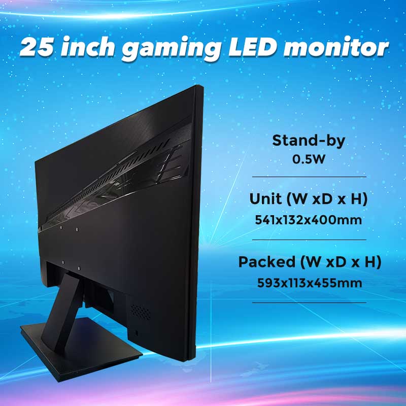 , 25&#8243; 240monitor de juegos hz 1080P sin marco Freesync Wall Mount