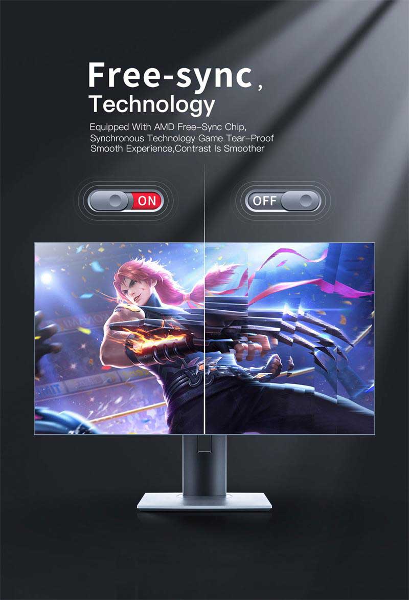 , 27&#8243; USB-C 4k 144Hz IPS Gaming Monitor Lifting Base PS4 HDR