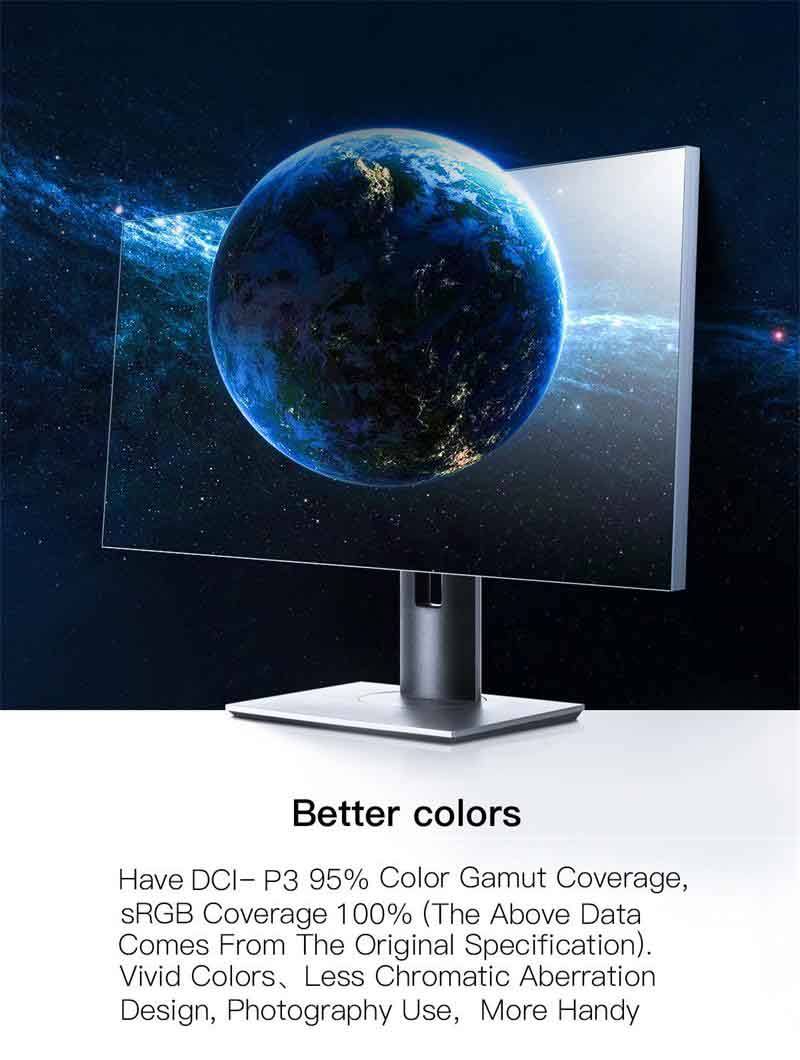 , 27&#8243; USB-C 4k 144Hz IPS Gaming Monitor Lifting Base PS4 HDR