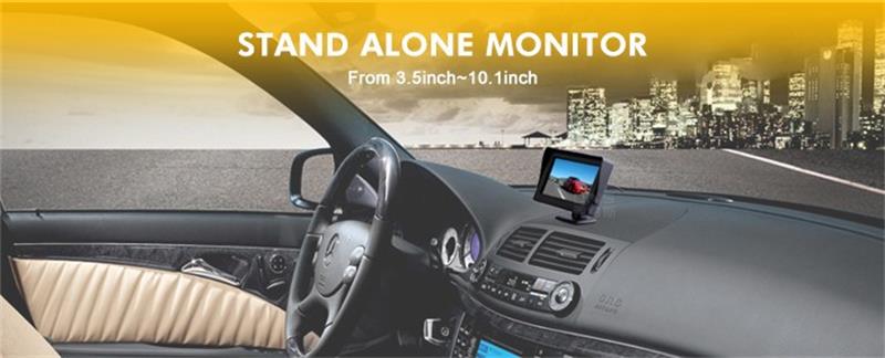 , DC12-24V 10 inch Car Monitor with VGA HDMI AV Inputs