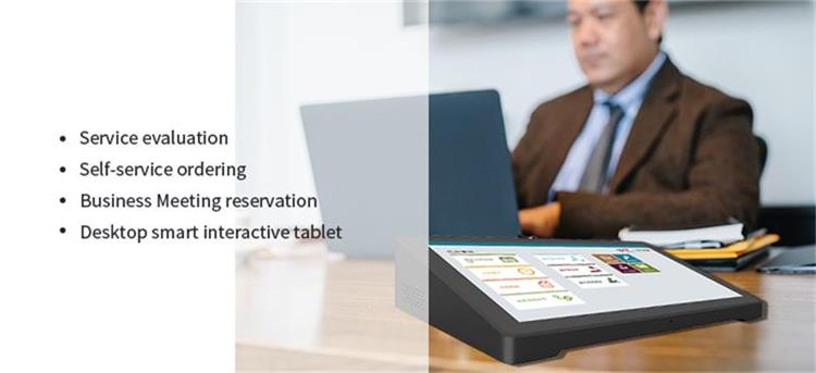 , Smart Interactive Touch ملاحظات العملاء المكتبي الذي يعمل بنظام Android اللوحي 10 بوصة
