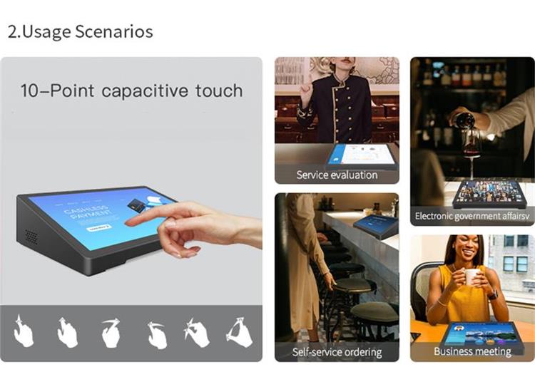 , Smart Interactive Touch Comentarios del cliente Tableta Android de escritorio 10 pulgada