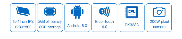 , 10 pulgadas Android 8.1 Tableta capacitiva de visualización de publicidad AIO WIFI táctil