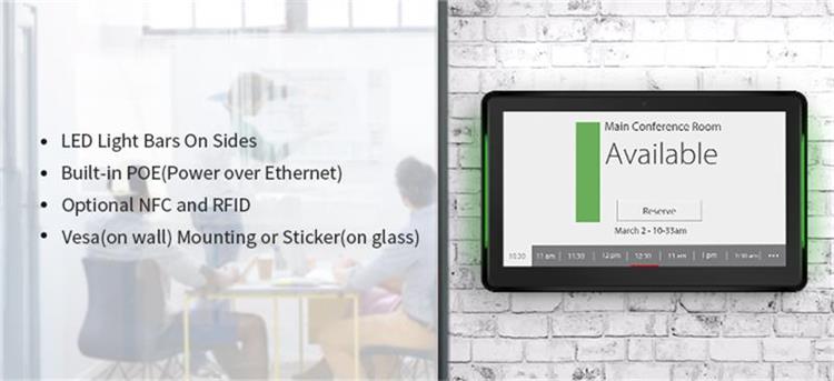 , RK3288 LCD IPS 15.6 شاشة تعمل باللمس جهاز كمبيوتر لوحي يعمل بنظام Android مع شريط إضاءة LED