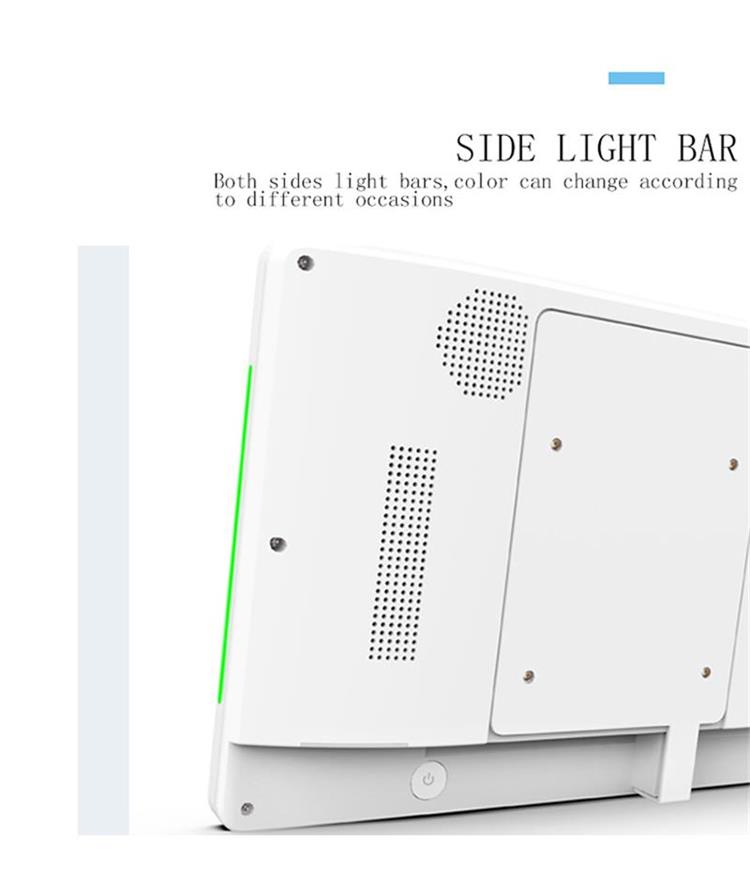 , 10.1 pulgadas POE LED Light Bar Sistema de reserva 4G LTE Sala de reuniones Tableta Android