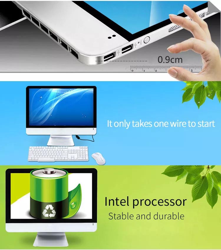 , 21.5 Inch All In One PC Windows 10 Touch Screen Aio Computer For School