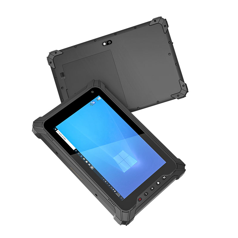 , 8 Tabletas resistentes industriales resistentes al agua de pulgadas Windows10 con escáner NFC 2D